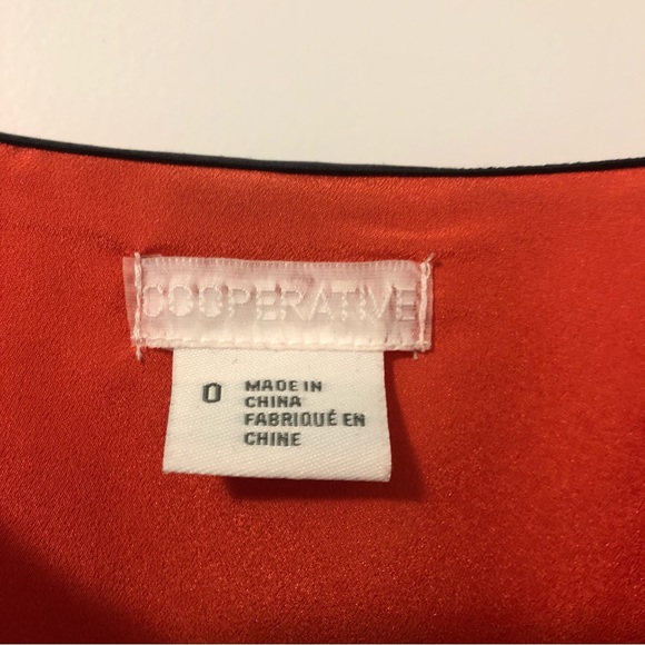 Urban Outfitters Cooperative Strapless Little Orange Dress - Picture 5 of 7